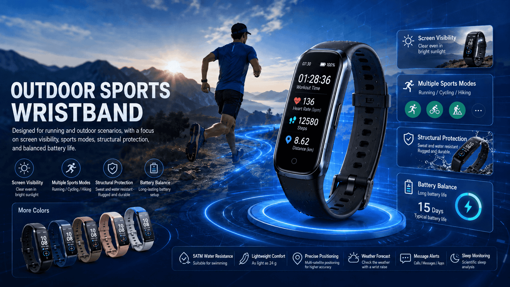 Daxin Outdoor Fitness Band Case Study